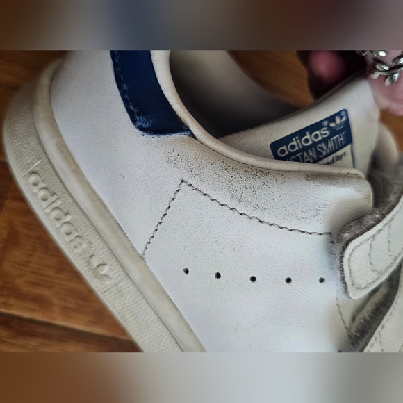 Kids Adidas Stan Smith Sneakers J Crew  size 1 - Picture 5 of 9
